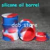 silicone jar dab wax container 26ml oil barrel silicone dab container 42color nonstick silicone jar dabs wax for ecig vaporizer FDA food jar