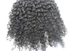 Neuankömmling Malaysia Virgin Afro Kinky Curly Hair Weft Clip in Kinky Curly Jet Black 1 Farbe Human Extensions8272926