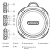 Bluetooth 30 kabellose Lautsprecher, wasserdicht, für Dusche, C6-Lautsprecher, Hände, Mikrofon, Sprachbox mit 5 W, starkem Treiber, lange Akkulaufzeit mit 4113828