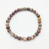 SN0619 Man Yoga Bracelet 6mm lava jasper india agate onyx garnet Nutural Stone Bracelet Luck Jewelry Wellbeing Balance Bracelet