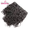 4PCS Peruvian Natural Wave Mink Hårväv med 13x4 Lace Frontal Closure Greatemy Mink Virgin Human Hair Buntar med öra till öra Frontal