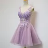 lichte paarse homecoming jurken