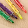 Partihandel-6 st Lovely Kawaii Fluorescerande simulering Akvarell Pennor Highlighters Marker Pen Koreanska Stationery School Supplies