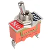 1Pc Orange Heavy Duty SPST 2 Terminal ON/OFF Toggle Switch & Waterproof Cap B00025 BARD