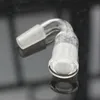 45 Degree Glass Drop Down Adapter 10 style 14.4mm 18.8mm male to female female to male converter glass adapter joint