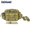 Fairiland Storstor Manly 3-Färg Fiske Väska Multifunktionell Axel Midja Fiske Gear Lure Bait Reel Outdoor Bag Tackle Storage