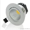 Downlights led regulables COB accesorios de iluminación empotrable Led montaje en superficie delgada focos de aluminio fundido a presión 5W 7W 9W 12W