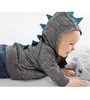 hooded sweater fashion Kids tops jackets autumn boys coat dinosaur shape baby boy Outwear clothing A08