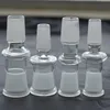 Glass Water Pipes Adaptor wholesale glass drop down adapter with male to male adaptor male to female adaptor 10mm 14mm 18mm