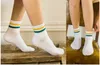 Nouveau Style Preppy Coton Chaussettes Bande Casual Femmes Chaussettes Multi Couleur Dame Chaussettes Corée Style Japonais Chaussettes