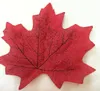 New Arrive 100Pcs Artificial Cloth Maple Leaves Multicolor Autumn Fall Leaf For Art Scrapbooking Wedding Bedroom Wall Party Decor 2842836