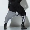 Оптово-новый большой размер мужские женские гарем брюки капля промежность хип-хоп танец мешковатый хиппек унисекс йога брюки