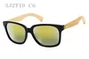 Okulary przeciwsłoneczne dla kobiet Moda Mężczyźni Okulary przeciwsłoneczne Vintage Sunglass Naturalne bambusowe drewno Sunglases Unisex Luksusowe Designer Okulary 5J2T10
