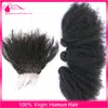 Cabelo humano brasileiro afro crespo encaracolado com fechamento de renda afro crespo encaracolado fechamento de renda completa com pacotes de cabelo 4pcslot2838005