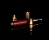 Removable Brass Pull Rod Cigarette Holder Red Sticks Solid Wood Tobacco Rod Mini Portable Straight Filter Pipe