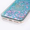 Fashion Heart Love Liquid Factions for iPhone 15 14 13 Pro 12 11 XS Max XR X 8 Plus 7 6 5 TPU TPU الصلبة Quicks and Floating Glitter Sparkle Cover Magical Dynamic Powder