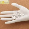 Note Musique Thème Clé De Sol Huitième Guitare Charme Perles 120 pcs lot Antique Argent Pendentifs Bijoux DIY LM41248y