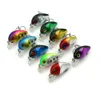 Hengjia 100st Super Mini Crankbait Fiske Lures Plast Lure Bass Wobblers 3cm 1,5g ISCA Konstgjord fiske tackla 10 färger