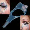 Wholenew 3 i 1 Mascara Shield Guard Beauty Eyelash Comb Applicator Guide Card Makeup Tool 7Coy1213222