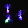 Påfågel fingerlampa lysande färg blixtljus lödljus ledde färgglada kreativa leksaker för barn ledda handskar