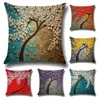 Hot sales Luxury Rich Tree and Flowers Cushion Cover Pillow Case Home Textiles supplies decorative throw pillows chair seat
