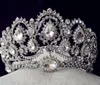 Sparkly kristallen bruiloftskronen hoofddeksels bruids crystal kroon hoofdband haaraccessoires feest bruiloft tiara