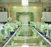 1.2m Wide Silver Double Side Wedding Ceremony Centerpieces Decoration Mirror Carpet Aisle Runner Party Supplies MYY