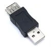 Partihandel 100PCS / Lot Standard USB 2.0 En Kvinna till 2,0 Man Adapter Converter F m för Tablet Converter