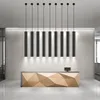 Creatieve hanglampen Moderne keukenlamp eetkamer bar aanrechtwinkel pijp keuken lichtcilinder aluminium