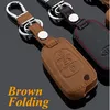 2014 KIA Sportage Car Keychain Genuine Leather Key Fob Case Cover for 2009- 2013 2014 2015 Sportage Key Chain Car Accessories