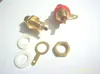 100 pcs new Gold plated RCA Jack Panel Mount Chassis Socket