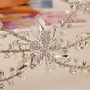 Diadèmes de mariée européenne Couronne de cristal strass de luxe baroque La reine des cheveux de diamant Princesse Coréenne Blanc Brillant Accessoires de cheveux LDT01