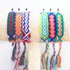 우정 팔찌 수제 짠 로프 문자열 Hippy Boho 자수 면화 우정 팔찌 남성 여성용 Hot Selling Summer Bracelet