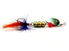 100 sztuk Hurtownie Nowy 6,3 cm 5.7g Spinner Bait Fishing Lure łyżki świeżej wody płytkiej wody Bass Walleye Crappie Minnow Hard Baits