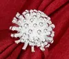 The Fireworks Ring For Women Silver Color Fashion Korean Style Ball Jewelry Girl Gift Party Mix Sizes