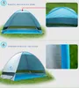 2-3 personnes Tentes à ouverture automatique rapide Abris de camping en plein air Tente de protection UV Plage Voyage Pelouse Fête de famille Coloré Expédition rapide