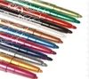 도매 핫 12PCS MN 자동 Plasitc 반짝이 아이 라이너 립 라이너 12 색 메이크업 도구 # CZP16