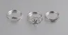 Vecalon Princess RUD 4CT TOPAZ Имитация Diamond CZ Обручальное обручальное кольцо для женщин 14KT белое золото наполненное кольцо для вечеринок
