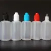 Barato 50ml LDPE garrafas de agulha macia garrafas de conta plásticas vazias com tampas infantis e ponta fina longa para o suco de e líquido de e cig