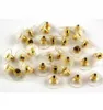 Livraison gratuite 500pcs Silver Gold Earnuts Oreau Backs Backs Stoppers pour la fabrication de bijoux