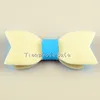 hot leather butterfly wholesale boutique bow without clip baby girls hair accessory ,shoe brooch decoration