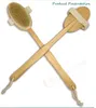 Brosse corporelle à poils longs en bois naturel, masseur, bain, douche, épurateur de Spa pour le dos, à la mode