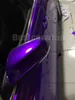 Midnight Purple Glossy Metallic Vinyl Wrap Car Wrap With Air Bubble Free Glossy Metallic Purple Candy Wrap Filmstorlek: 1.52*20M/Roll