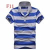 Wholesale- ! 2016 High Quality Cotton Striped Mens Large Size Short Sleeve Men Summer Casual Business S Shirt 16Color Men's Polos