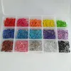 Tools 300 pcs/set fashion pear shaped safety pin locking stitch markers 15 colors each color 20 pcs