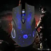 Wholesale 6 Buttons 3200DPI LED Optical Wired Gaming Game Mouse Laptop Mice for Pro Gamer Excellent H210415