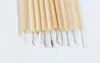 DIY Pottery Clay Wax Sculpture Carving Tools Small Handle Wood Art Craft Carvers Polymer Sculpting Kit 11 PiecesSet8356674