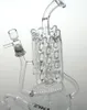 Novo Vem Glass Bong Rig Rig Rig Recycler Fab Ovo Vidro Bongo Tubo de Água Marca Qualidade Novo Petróleo Dabber Quartz Banger Prego