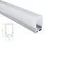 100x 1 M Setleri / Lot Ofis Aydınlatma LED Şeritler ve Kare Tip LED Lamba Çubuğu için Tavan veya Duvar Işığı için Alüminyum Profil