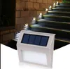 Goede Kwaliteit Rvs Outdoor Lighting 3leds Solar Lamp Tuin Decorate Wandlamp Stap Light Sensor LED Solar Light LLFA